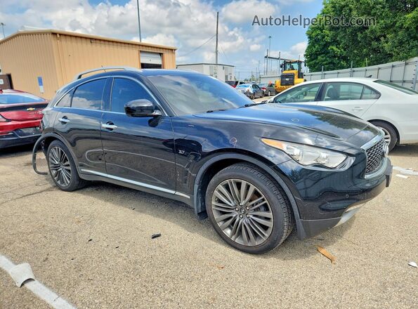 JN8CS1MW8HM412042 2017 INFINITI QX70 Black წინა მარჯვენა