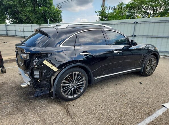 JN8CS1MW8HM412042 2017 INFINITI QX70 Black უკანა მარჯვენა