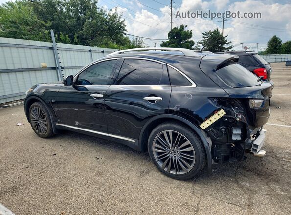 JN8CS1MW8HM412042 2017 INFINITI QX70 Black უკანა მარცხენა