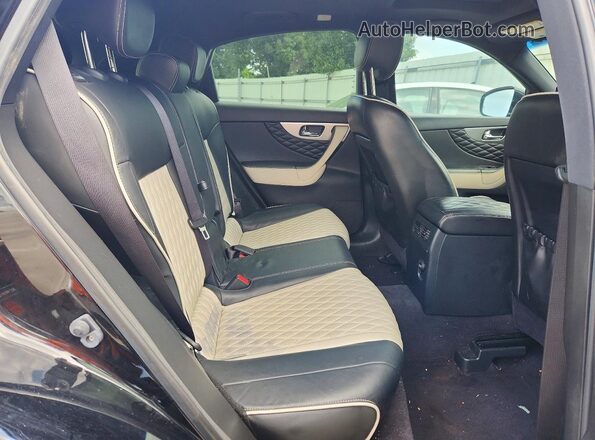 JN8CS1MW8HM412042 2017 INFINITI QX70 Black უკანა სალონის ხედი