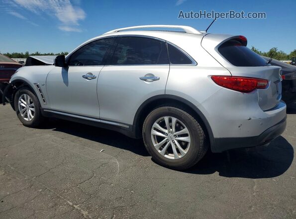JN8CS1MW8HM414177 2017 INFINITI QX70 Silver Հետևի ձախ