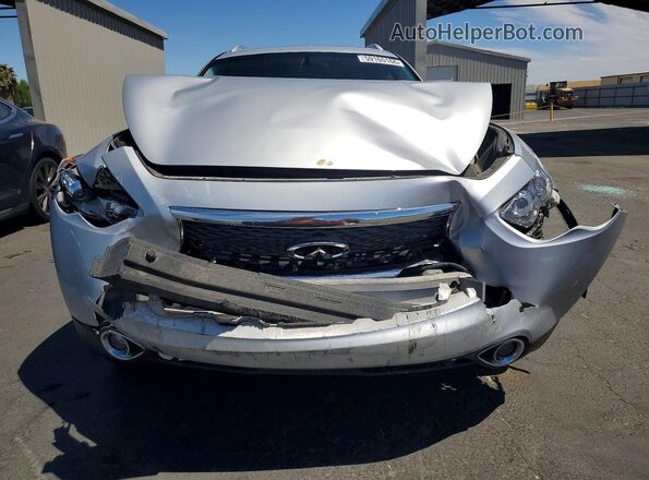 JN8CS1MW8HM414177 2017 INFINITI QX70 Silver Դիմացի տեսք