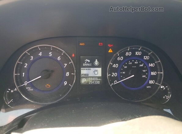 JN8CS1MW8HM414177 2017 INFINITI QX70 Silver Սարքավորումների վահանակի տեսք