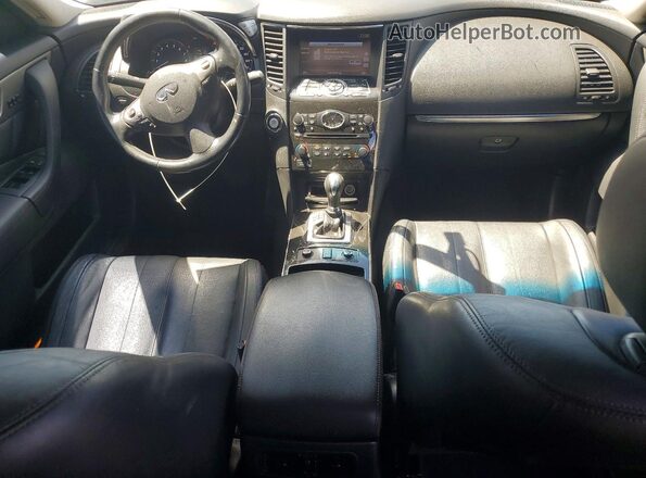 JN8CS1MW8HM414177 2017 INFINITI QX70 Silver Առջևի վահանակի տեսք
