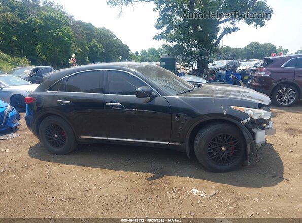 JN8CS1MW9GM750452 2016 INFINITI QX70 Black Rear interior view