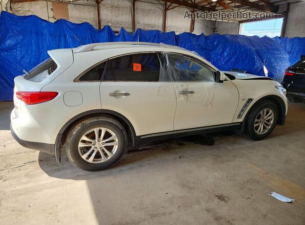 JN8CS1MW9HM410526 2017 INFINITI QX70 White Հետևի աջ