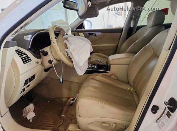 JN8CS1MW9HM410526 2017 INFINITI QX70 White Սալոնի դիմացի տեսք
