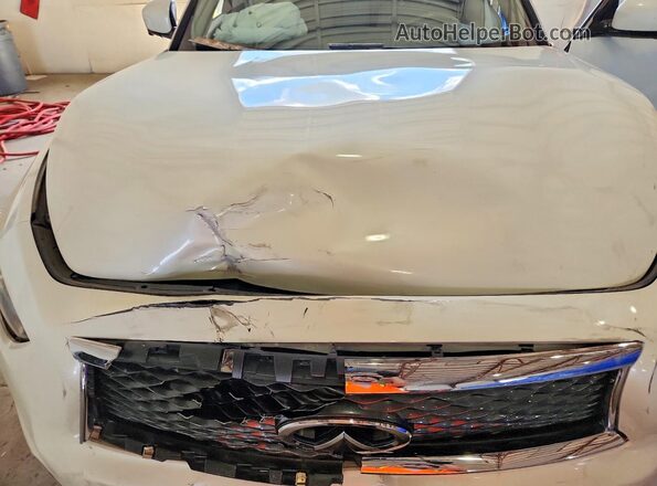 JN8CS1MW9HM410526 2017 INFINITI QX70 White Շարժիչի բաժամունքի տեսք
