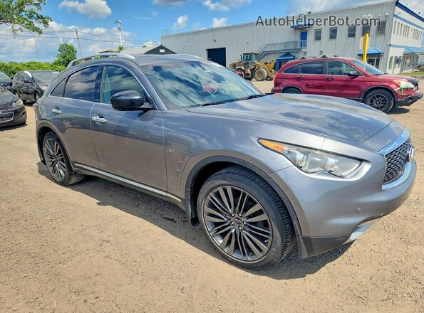 JN8CS1MW9HM410803 2017 INFINITI QX70 Gray Front right