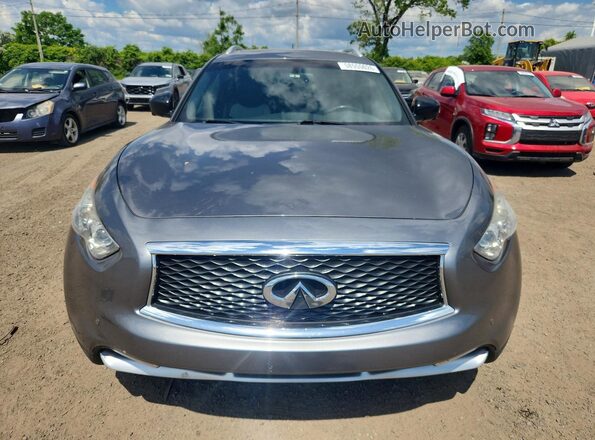 JN8CS1MW9HM410803 2017 INFINITI QX70 Gray Front view