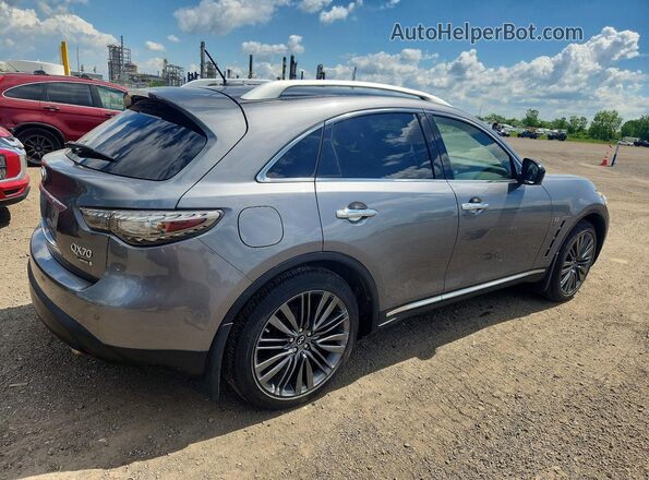 JN8CS1MW9HM410803 2017 INFINITI QX70 Gray Rear right