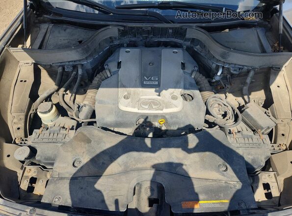 JN8CS1MW9HM410803 2017 INFINITI QX70 Gray Rear interior view