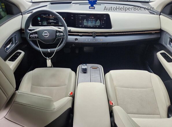 JN8DF0BF2SM764935 2025 NISSAN ARIYA Blue Вид панелі приладів