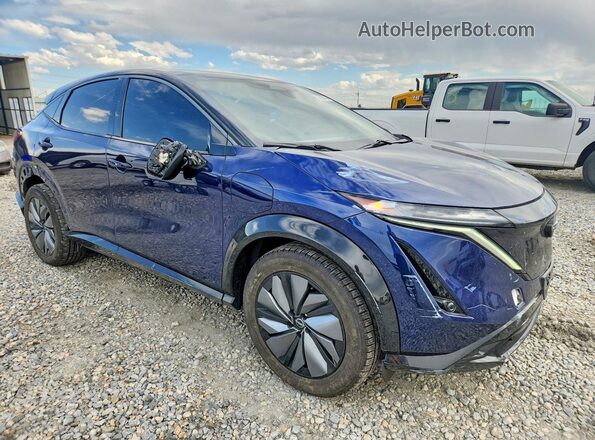 JN8DF0BF2SM764935 2025 NISSAN ARIYA Blue Передня права чверть