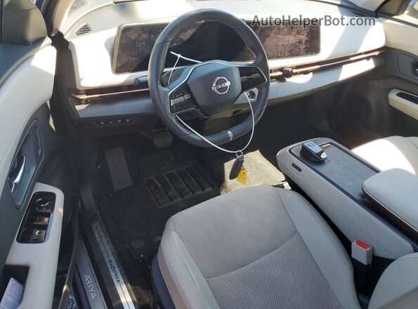 JN8DF0BF4SM766654 2025 NISSAN ARIYA Gray Dashboard view