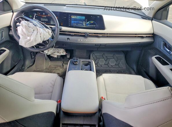 JN8DF0BF8SM764499 2025 NISSAN ARIYA White Dashboard view