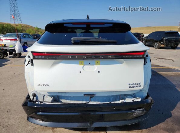 JN8DF0BF9SM767038 2025 NISSAN ARIYA Белый Вид сзади