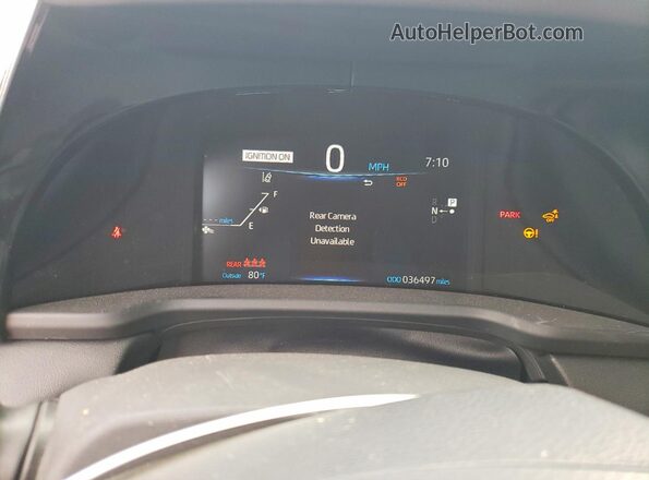 JTDAAAAA2NA006673 2022 TOYOTA MIRAI Серый Вид щитка приборов