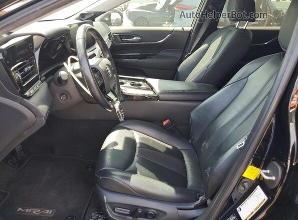 JTDAAAAA3MA002002 2021 TOYOTA MIRAI Black წინა სალონის ხედი