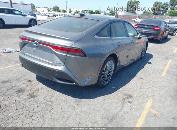 JTDAAAAA7MA000348 2021 TOYOTA MIRAI Gray Задня права чверть