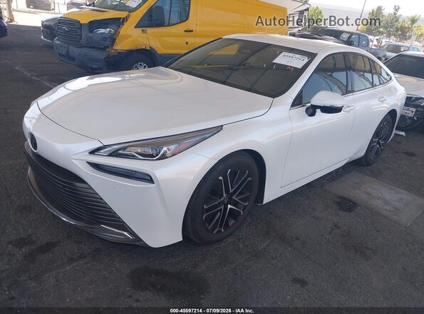 JTDAAAAA9TA012337 2026 TOYOTA MIRAI White წინა მარცხენა ხედი სამი მეოთხედიდან