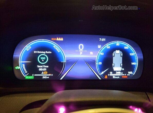 JTDAAAAF0T3040107 2026 TOYOTA CROWN Белый Вид щитка приборов
