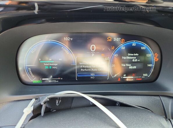 JTDAAAAF4P3014146 2023 TOYOTA CROWN Black Instrument cluster view