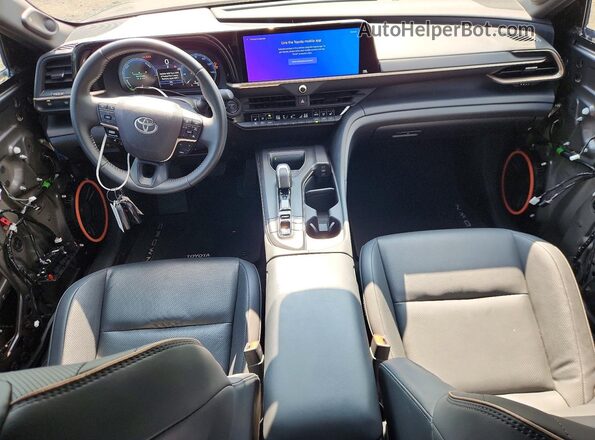 JTDAAAAF4P3014146 2023 TOYOTA CROWN Black Dashboard view