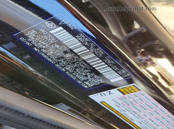 JTDAAAAF4P3016852 2023 TOYOTA CROWN Black Vista del compartimento del motor