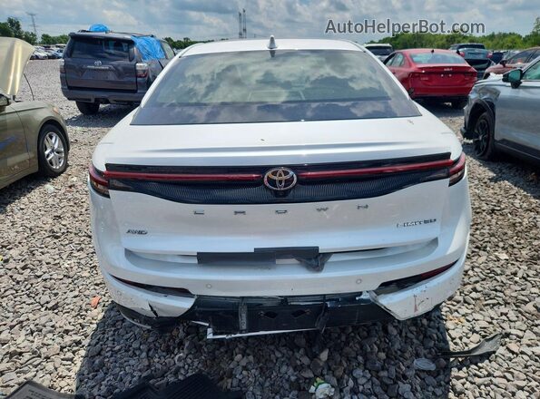 JTDAAAAF6P3012785 2023 TOYOTA CROWN White უკანა ხედი