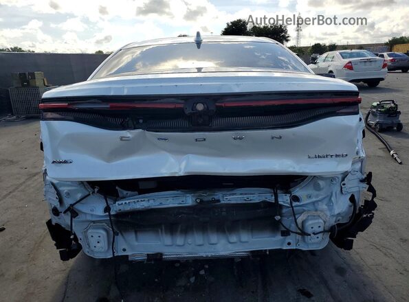 JTDAAAAF7P3015369 2023 TOYOTA CROWN Белый Вид сзади