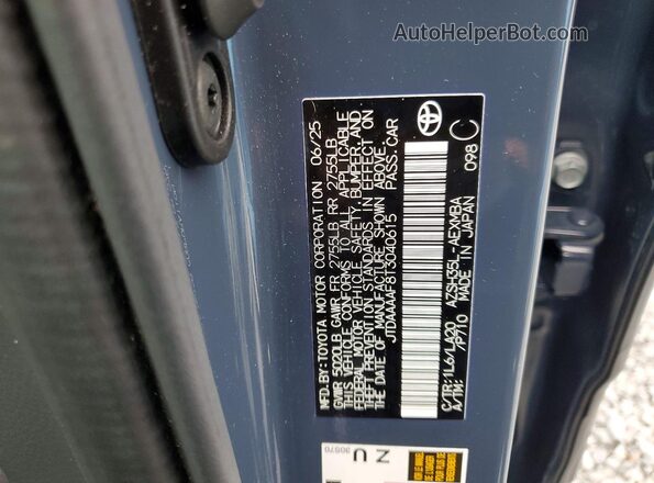 JTDAAAAF8T3040615 2026 TOYOTA CROWN Gray ძრავის განყოფილების ხედი