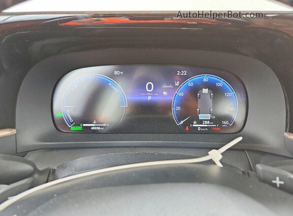 JTDACAAJ2S3017313 2025 TOYOTA CROWN White Widok zestawu wskaźników