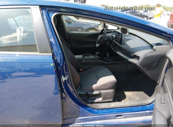 JTDACAAU0P3007445 2023 TOYOTA PRIUS Blue Widok wnętrza z przodu