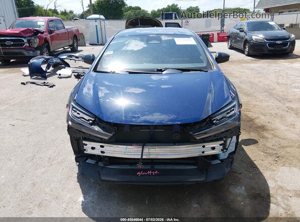 JTDACAAU0P3007445 2023 TOYOTA PRIUS Blue Widok wnętrza z tyłu
