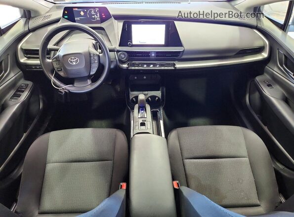 JTDACAAU1P3003226 2023 TOYOTA PRIUS Gray Vista del salpicadero