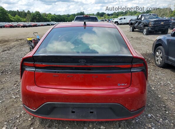 JTDACAAU1T3071696 2026 TOYOTA PRIUS Red Vista trasera