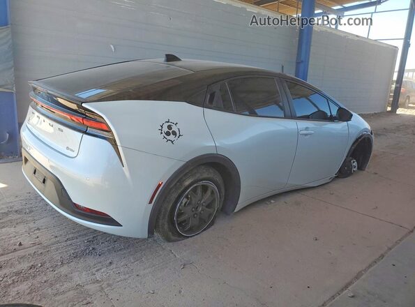 JTDACAAU3P3006239 2023 TOYOTA PRIUS White Rear right