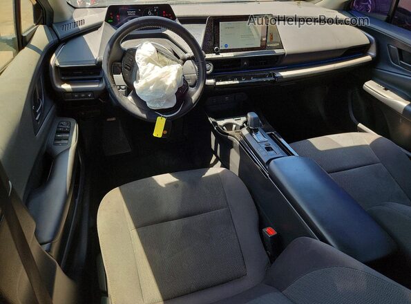 JTDACAAU4P3008002 2023 TOYOTA PRIUS Black Вид панелі приладів