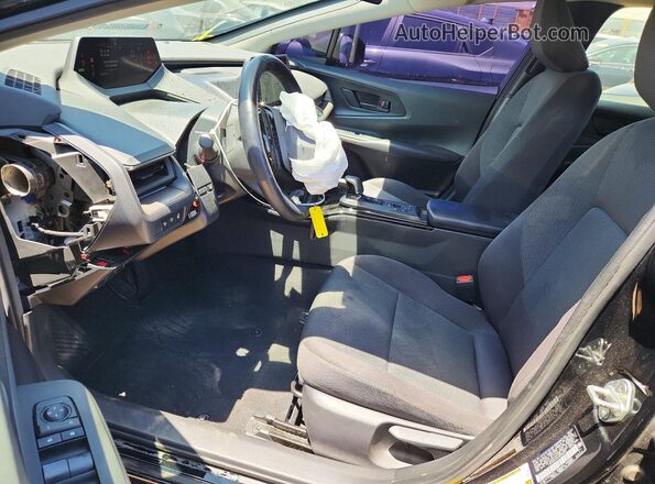 JTDACAAU4P3008002 2023 TOYOTA PRIUS Black Вид салону спереду