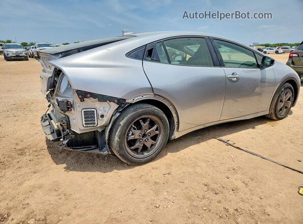 JTDACAAU4R3035235 2024 TOYOTA PRIUS Silver Հետևի աջ