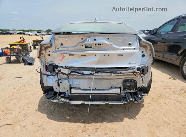 JTDACAAU4R3035235 2024 TOYOTA PRIUS Silver Հետևի տեսք