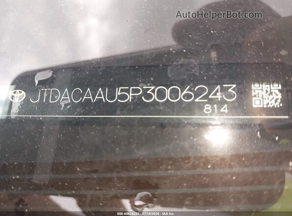 JTDACAAU5P3006243 2023 TOYOTA PRIUS Black 