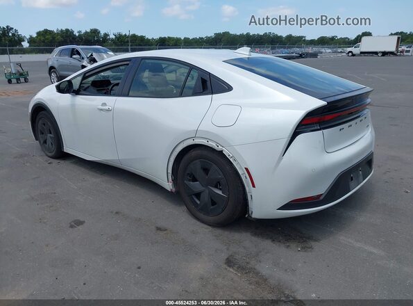 JTDACAAU5P3010034 2023 TOYOTA PRIUS White Задня ліва чверть