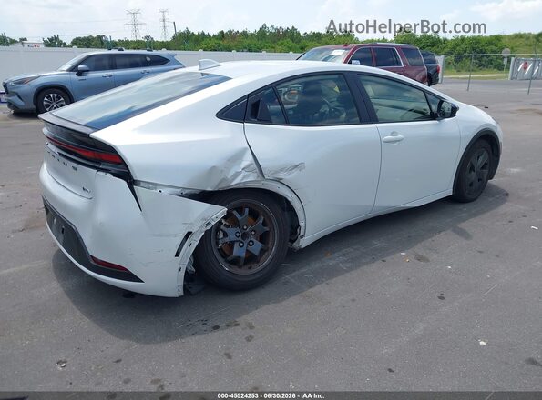 JTDACAAU5P3010034 2023 TOYOTA PRIUS White Задня права чверть
