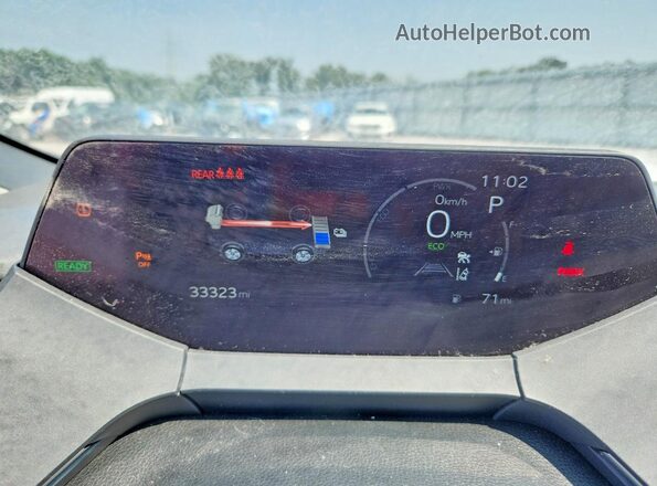JTDACAAU6P3007532 2023 TOYOTA PRIUS Blue Вид щитка приладів