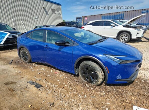 JTDACAAU6P3007532 2023 TOYOTA PRIUS Blue Передня права чверть