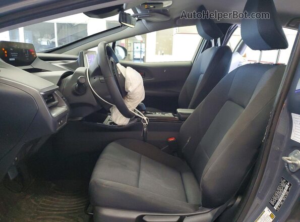 JTDACAAU6R3028769 2024 TOYOTA PRIUS Gray წინა სალონის ხედი