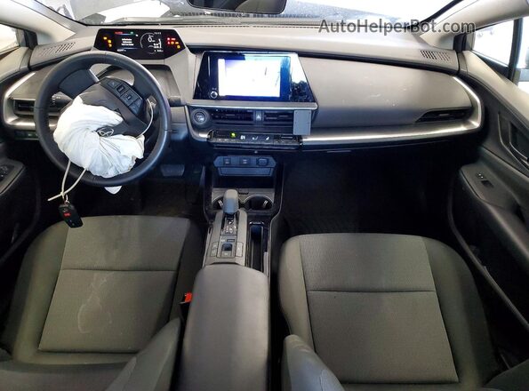JTDACAAU6R3028769 2024 TOYOTA PRIUS Gray წინა პანელის ხედი