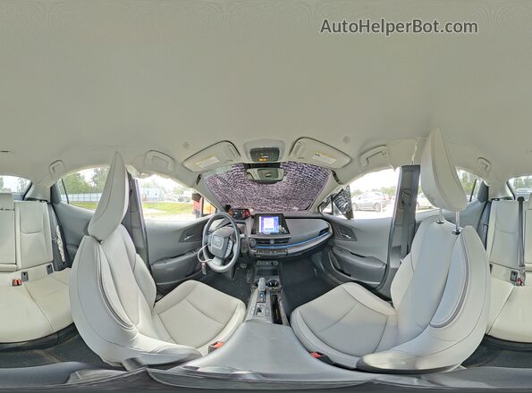 JTDACAAU6R3045264 2024 TOYOTA PRIUS Silver Widok naklejki z numerem VIN